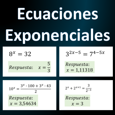 Ecuaciones Exponenciales