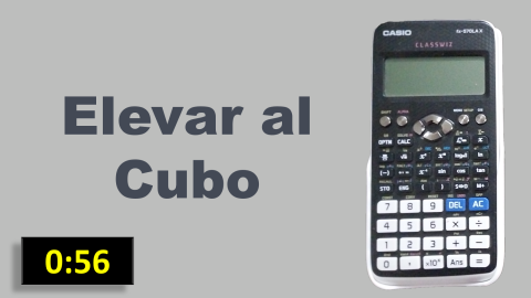 Elevar al Cubo - Calculadora Casio CLASSWIZ fx-570LA X