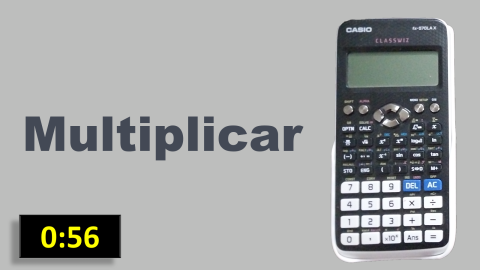 Multiplicar Casio CLASSWIZ fx-570LA X