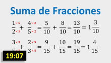 Suma de Fracciones Heterogéneas con denominadores pequeños