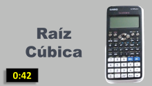 Raíz Cúbica - Calculadora Casio CLASSWIZ fx-570LA X