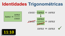 Identidades Trigonométricas - tangente es igual a seno sobre coseno